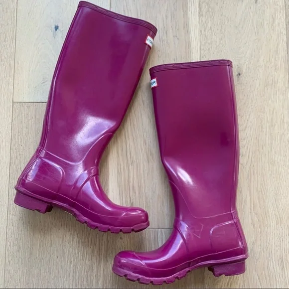 Hunter Purple Marionberry Rain Boots - Picture 7 of 7